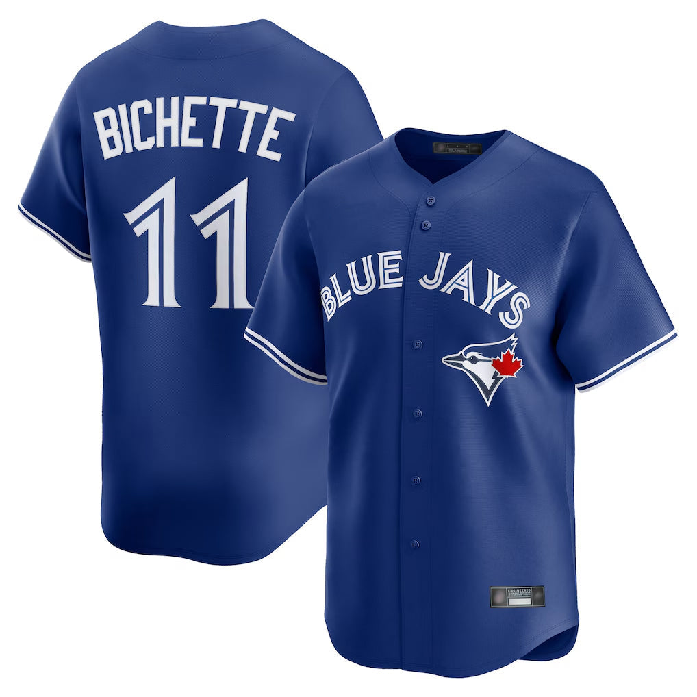 Trusc T.Blue Jays #11 Bo Bichette Player Royal Limited Home Stitched Jerseys