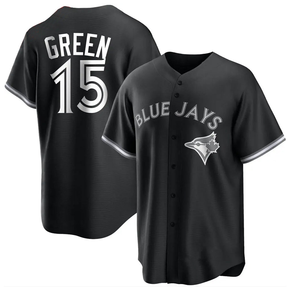 Trusc T.Blue Jays #15 Chad Green Player Black City Connect Limited Stitched Jerseys