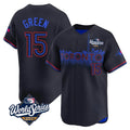 Trusc T.Blue Jays #15 Chad Green Player Black&Blue 2025 World Series City Connect Stitched Jerseys