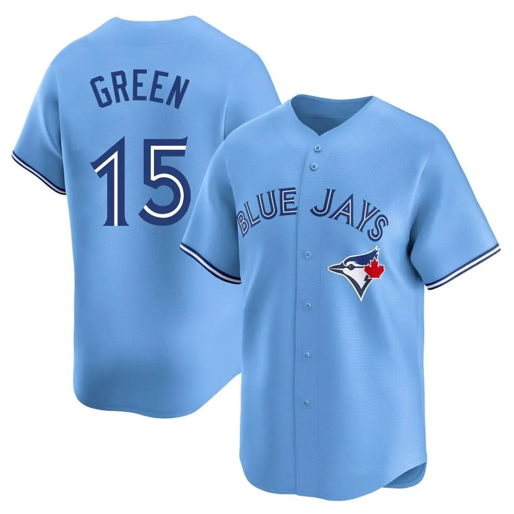 Trusc T.Blue Jays #15 Chad Green Player Blue Home Limited Stitched Jerseys