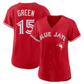 Trusc T.Blue Jays #15 Chad Green Player Red Home Limited Stitched Jerseys