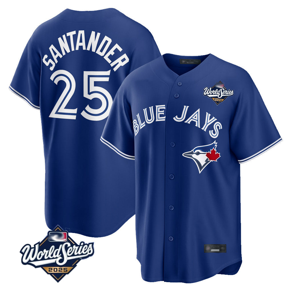 Trusc T.Blue Jays #25 Anthony Santander Player Navy 2025 World Series Home Limited Stitched Jerseys