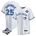 Trusc T.Blue Jays #25 Anthony Santander Player White 2025 World Series Game Stitched Jerseys