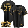 Trusc T.Blue Jays #27 Vladimir Guerrero Jr Player Black 2025 American League All Stitched Jerseys