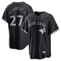 Trusc T.Blue Jays #27 Vladimir Guerrero Jr Player Black City Connect Limited Stitched Jerseys