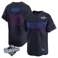 Trusc T.Blue Jays #30 Alejandro Kirk Player Black 2025 World Series City Connect Stitched Jerseys