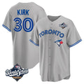 Trusc T.Blue Jays #30 Alejandro Kirk Player Gray 2025 World Series Limited Stitched Jerseys