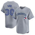 Trusc T.Blue Jays #30 Alejandro Kirk Player Gray Home Limited Stitched Jerseys