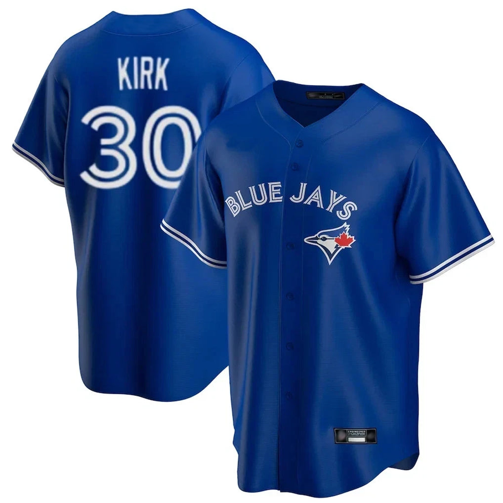 Trusc T.Blue Jays #30 Alejandro Kirk Player Royal Game Stitched Jerseys