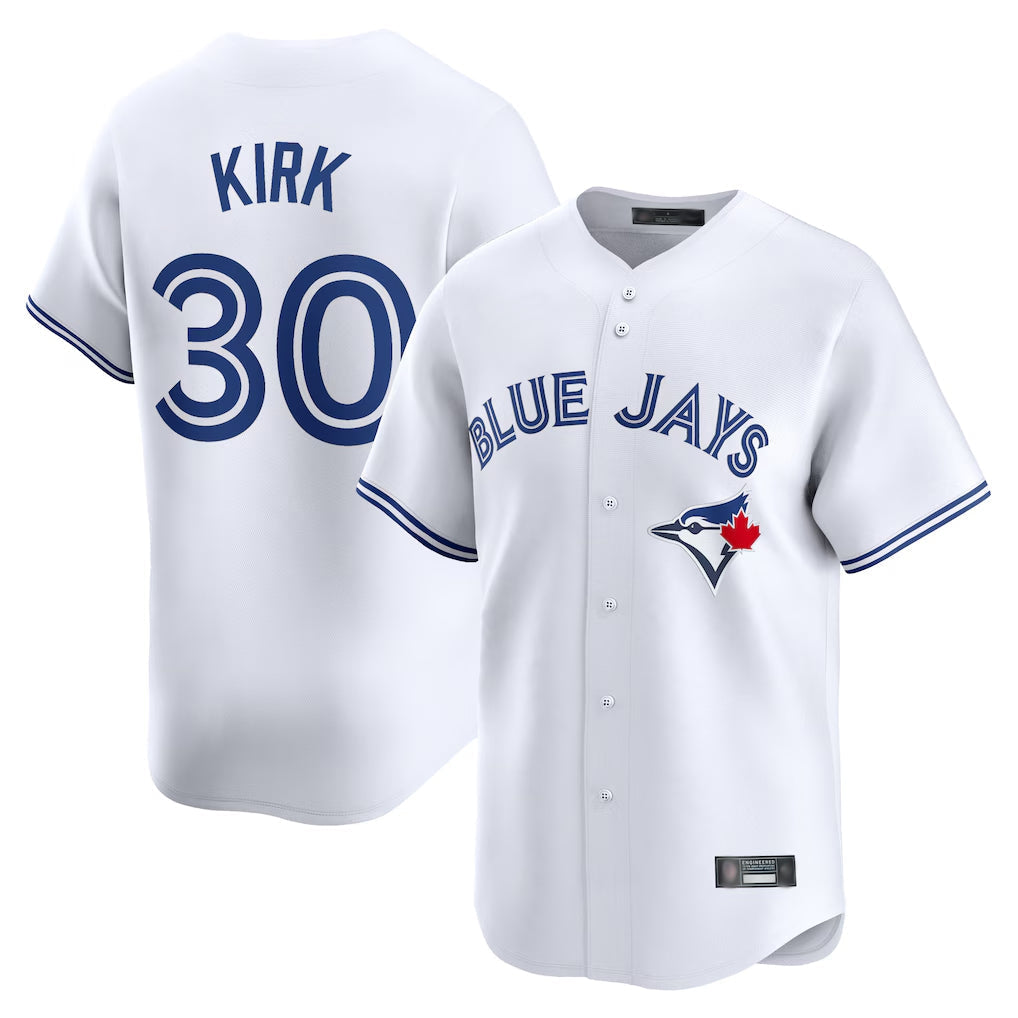 Trusc T.Blue Jays #30 Alejandro Kirk Player White Home Limited Stitched Jerseys
