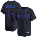 Trusc T.Blue Jays #34 Kevin Gausman Player Black City Connect Stitched Jerseys