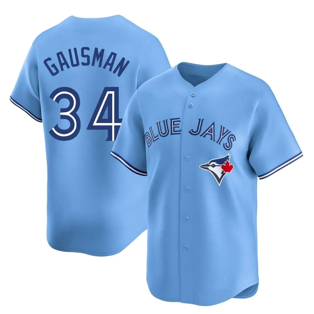 Trusc T.Blue Jays #34 Kevin Gausman Player Blue Home Limited Stitched Jerseys