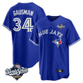 Trusc T.Blue Jays #34 Kevin Gausman Player Royal 2025 World Series Limited Stitched Jerseys
