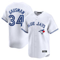 Trusc T.Blue Jays #34 Kevin Gausman Player White Home Limited Stitched Jerseys