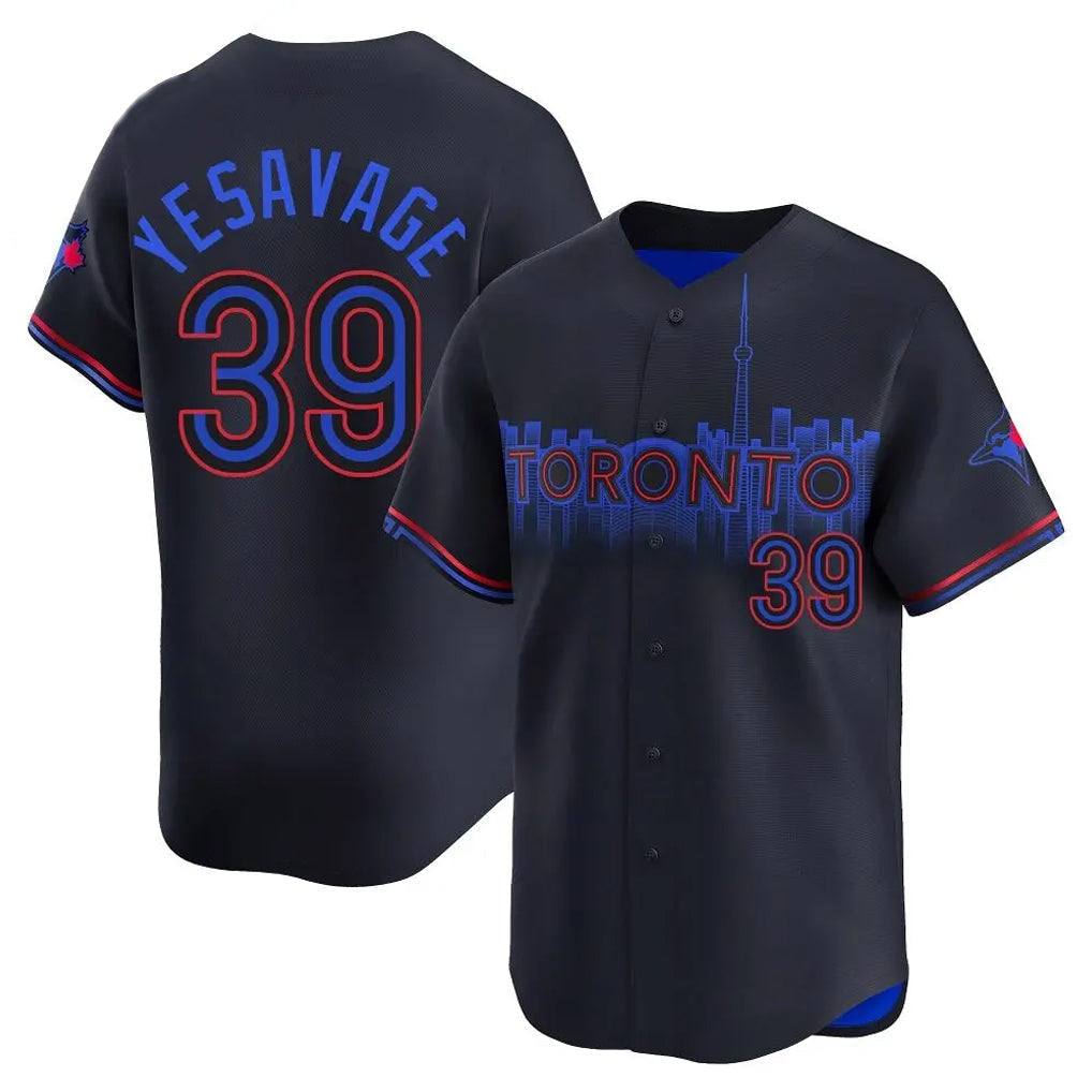 Trusc T.Blue Jays #39 Trey Yesavage Player Black City Connect Limited Stitched Jerseys