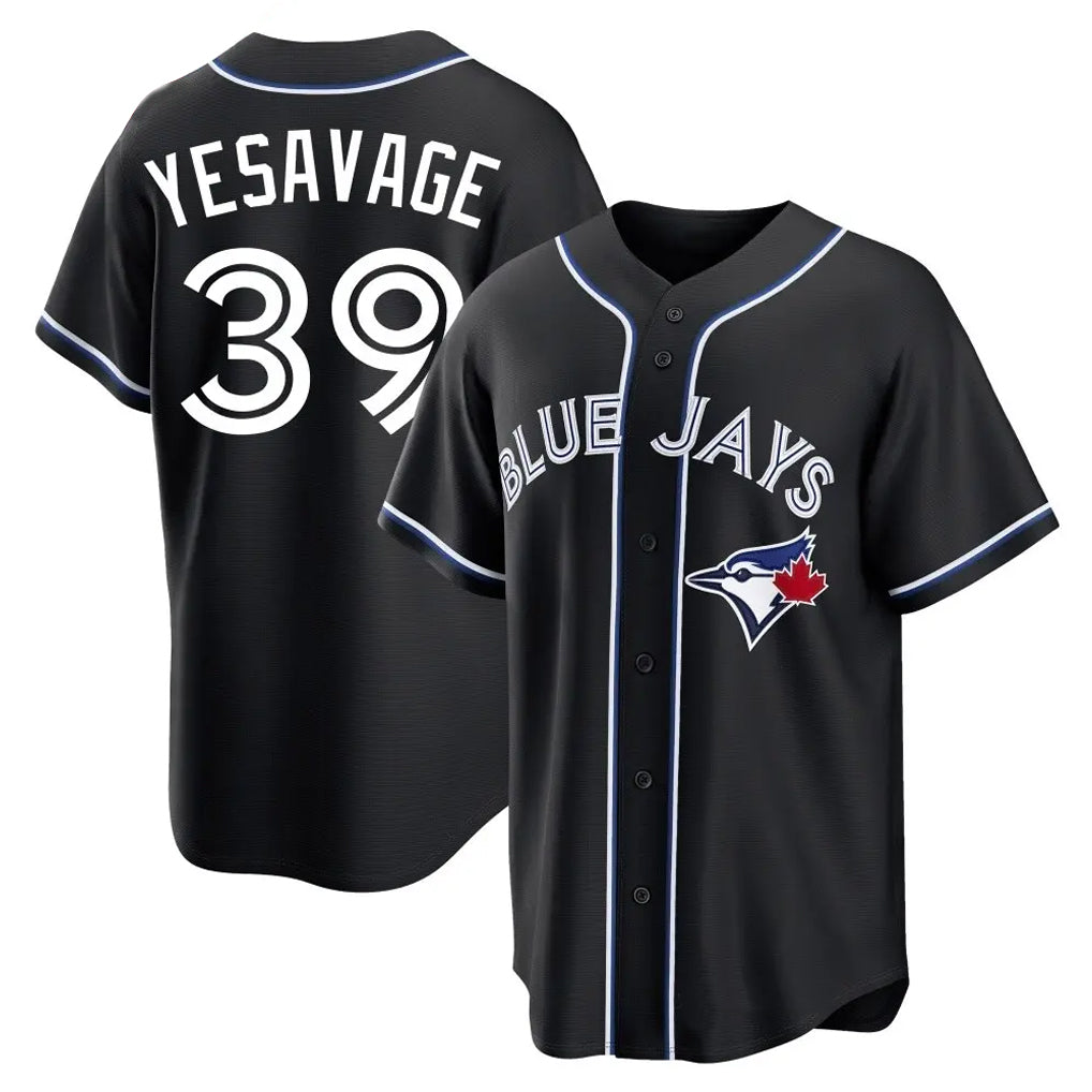 Trusc T.Blue Jays #39 Trey Yesavage Player Black Home Game Stitched Jerseys