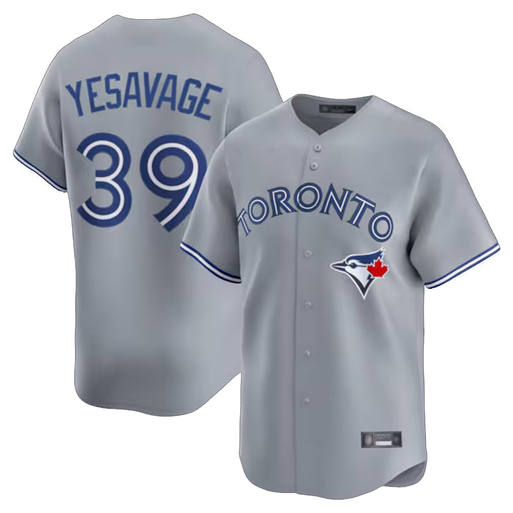Trusc T.Blue Jays #39 Trey Yesavage Player Gray Home Limited Stitched Jerseys