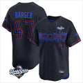 Trusc T.Blue Jays #47 Addison Barger Player Black 2025 World Series City Connect Stitched Jerseys