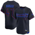 Trusc T.Blue Jays #47 Addison Barger Player Black&Blue City Connect Limited Stitched Jerseys