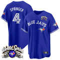 Trusc T.Blue Jays #4 George Springer Player Royal 2025 American League All Stitched Jersey