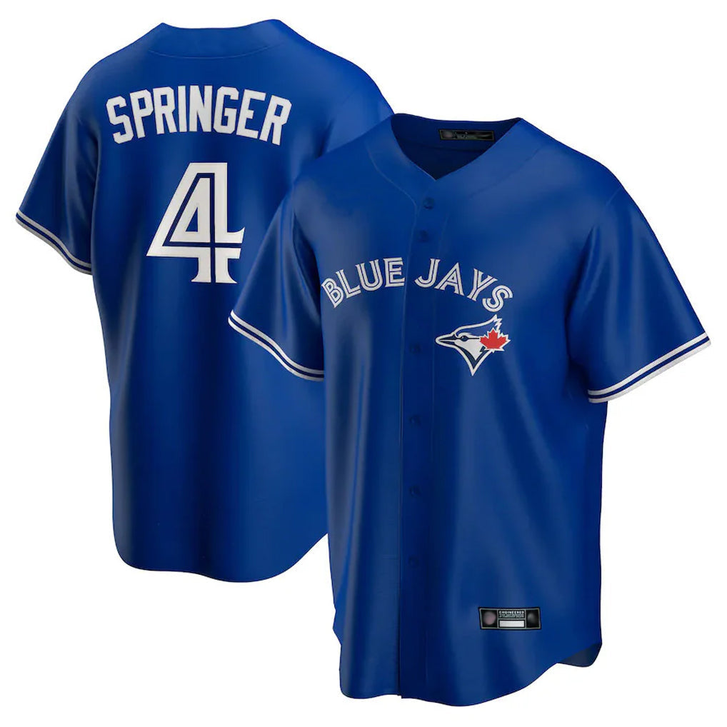 Trusc T.Blue Jays #4 George Springer Player Royal Game Stitched Jerseys