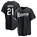 Trusc T.Rangers #21 Jake Burger Player Black Home Limited Stitched Jerseys