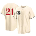 Trusc T.Rangers #21 Jake Burger Player Cream City Connect Limited Stitched Jerseys