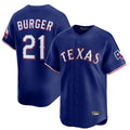 Trusc T.Rangers #21 Jake Burger Player Royal Home Limited Stitched Jerseys