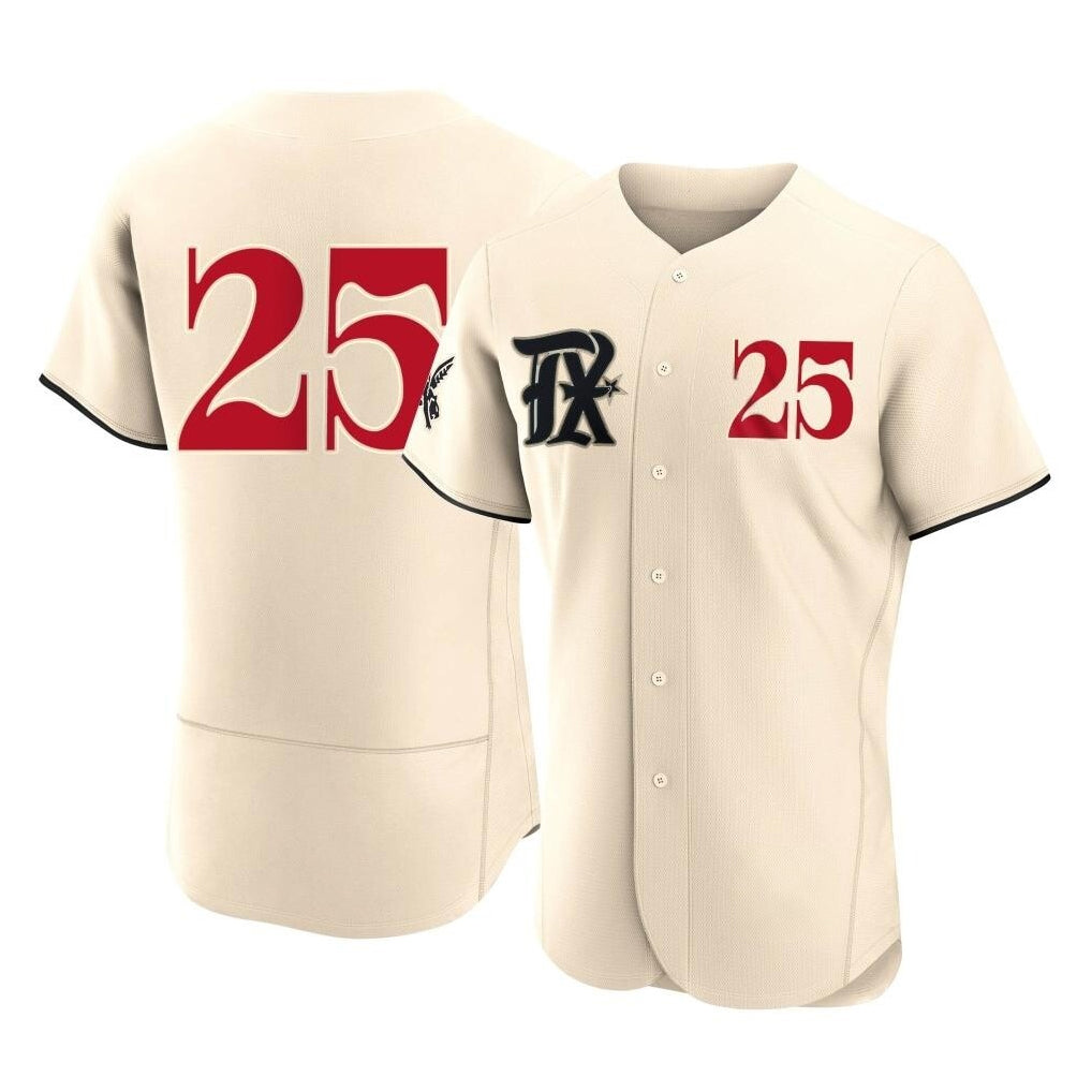 Trusc T.Rangers #25 Buddy Bell Player Cream Limited City Connect Stitched Jerseys