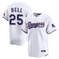 Trusc T.Rangers #25 Buddy Bell Player White Home Limited Stitched Jerseys