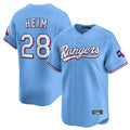 Trusc T.Rangers #28 Jonah Heim Player Light Blue Home Limited Stitched Jerseys