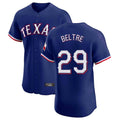 Trusc T.Rangers #29 Adrian Beltre Player Royal Home Limited Elite Stitched Jerseys
