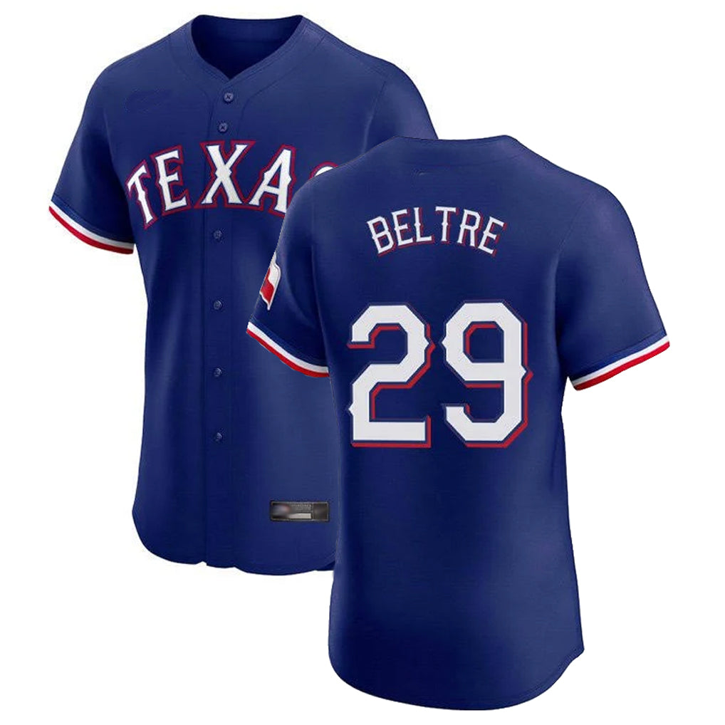 Trusc T.Rangers #29 Adrian Beltre Player Royal Home Limited Elite Stitched Jerseys