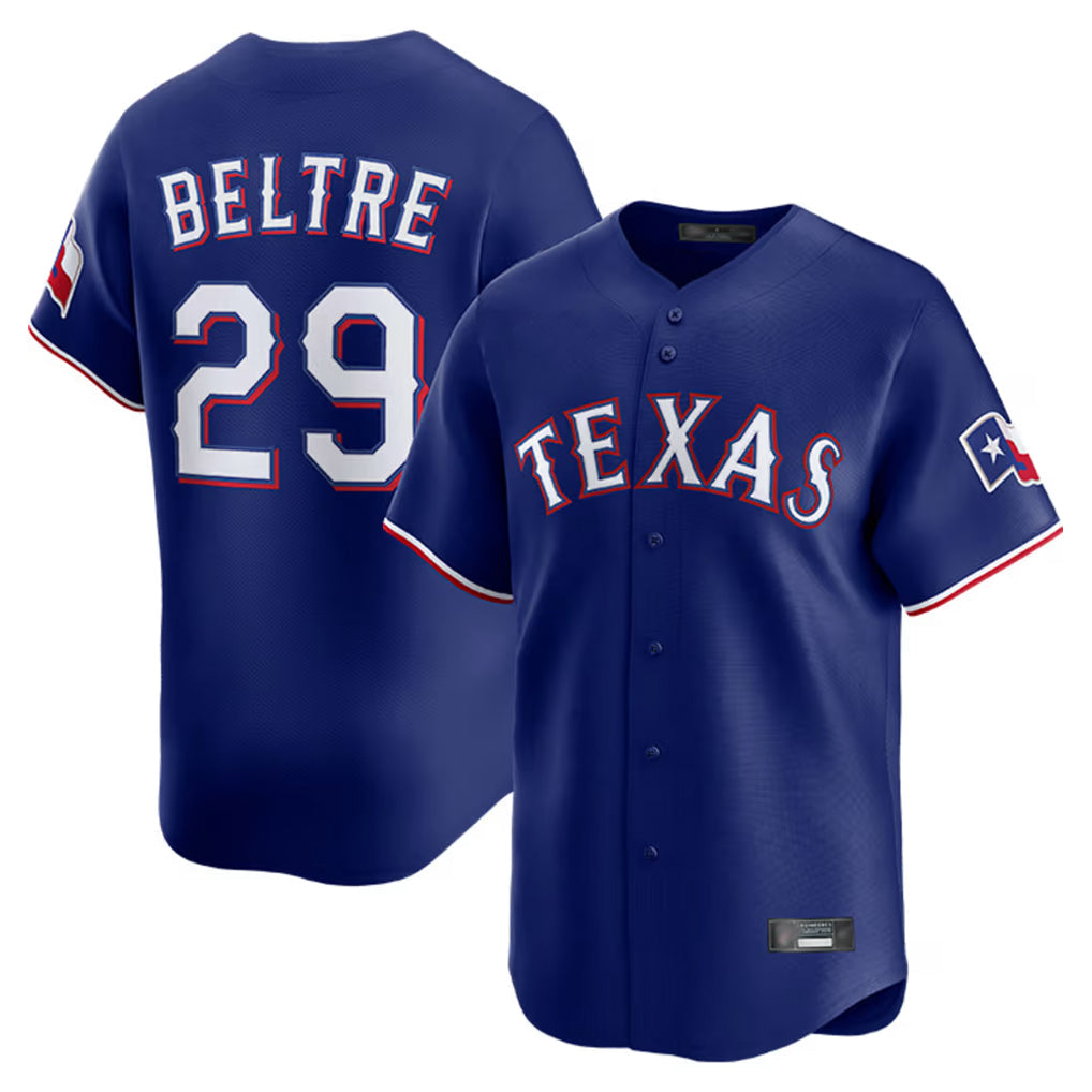 Trusc T.Rangers #29 Adrian Beltre Player Royal Home Limited Stitched Jerseys