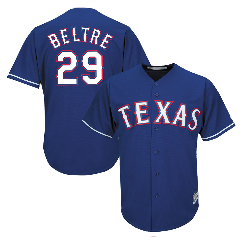 Trusc T.Rangers #29 Adrian Beltre Player Royal Majestic Alternate Cool Stitched Jerseys