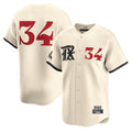 Trusc T.Rangers #34 Nolan Ryan Player Cream City Connect Limited Cream Stitched Jerseys