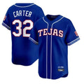 Trusc T.Rangers #32 Evan Carter Player Royal 2026 City Connect Premier Stitched Jerseys