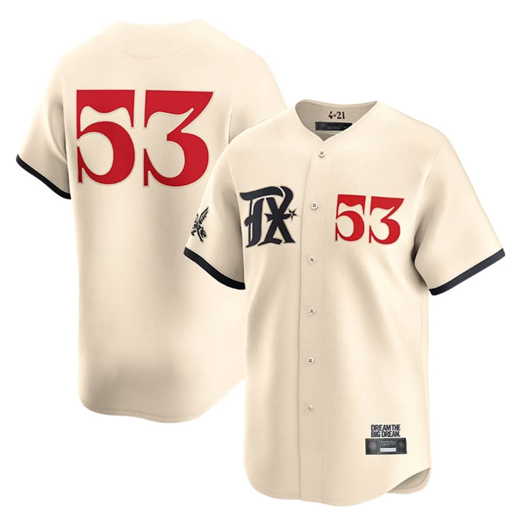 Trusc T.Rangers #53 Adolis Garcia Player Cream City Connect Limited Stitched Jerseys