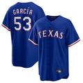 Trusc T.Rangers #53 Adolis Garcia Player Royal Home Limited Game Stitched Jerseys