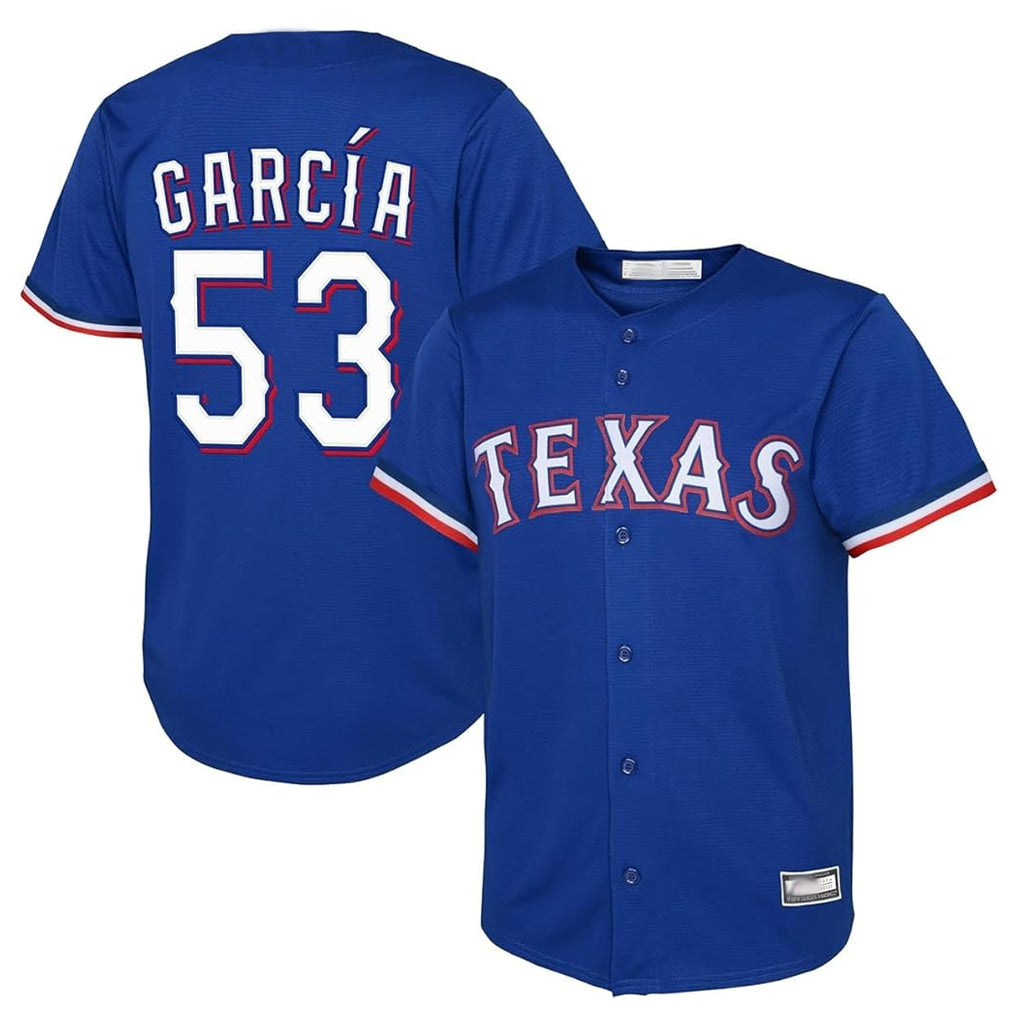 Trusc T.Rangers #53 Adolis Garcia Player Royal Home Limited Stitched Jerseys