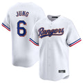 Trusc T.Rangers #6 Josh Jung Player Gold Collection Limited White Stitched Jerseys