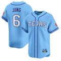 Trusc T.Rangers #6 Josh Jung Player Light Blue 2026 City Connect Limited Stitched Jerseys
