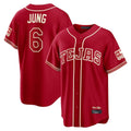 Trusc T.Rangers #6 Josh Jung Player Red 2026 City Connect Limited Stitched Jerseys