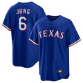Trusc T.Rangers #6 Josh Jung Player Royal Limited Home Stitched Jerseys