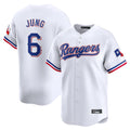 Trusc T.Rangers #6 Josh Jung Player White&Blue Home Limited Stitched Jerseys