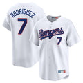 Trusc T.Rangers #7 Ivan Rodriguez Player White Home Limited Stitched Jerseys