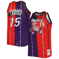 Trusc T.Raptors Mitchell & Ness Purple Red Big & Tall Hardwood Classics 1998-99 Split Swingman Jerseys