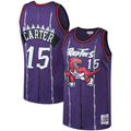 Trusc T.Raptors #15 Vince Carter Mitchell & Ness Purple 199899 Big & Tall Hardwood Classics Swingman Jerseys