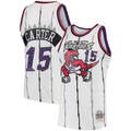 Trusc T.Raptors #15 Vince Carter Mitchell & Ness White 1998-99 Hardwood Classics Swingman Jerseys