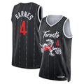 Trusc T.Raptors #4 Scottie Barnes Black 2025-26 Swingman Jerseys - City Edition